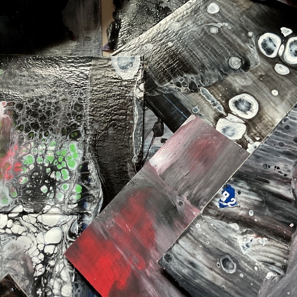 Junk Journal Pack 35+ Hand painted Pieces, Grunge Joy Collection 4- Limited Ed. - Picture 11 of 13